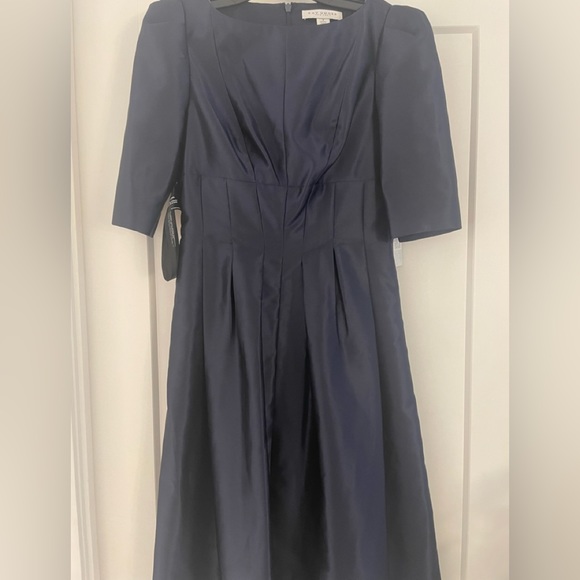 Kay Unger Neva Cocktail Dress - NWT - Size 4 - Navy Blue - Picture 4 of 6